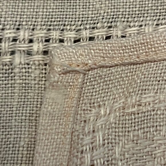 Vintage Linen Cutwork Embroidered Placemats Set of 4 Dusty Pink Used 14x13 - Picture 13 of 16